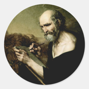 Saint Mark the Evangelist Classic Round Sticker