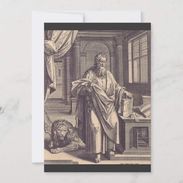 Saint Mark the Evangelist Holiday Card (Front)