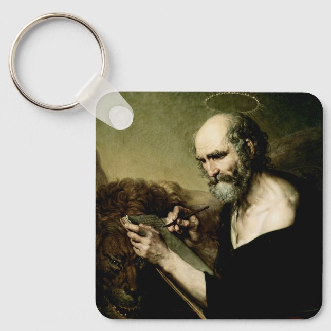 Saint Mark the Evangelist  Key Ring (Front)