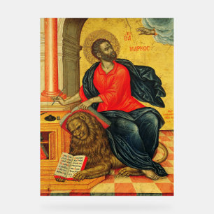Saint Mark the Evangelist orthodox icon Acrylic Sign