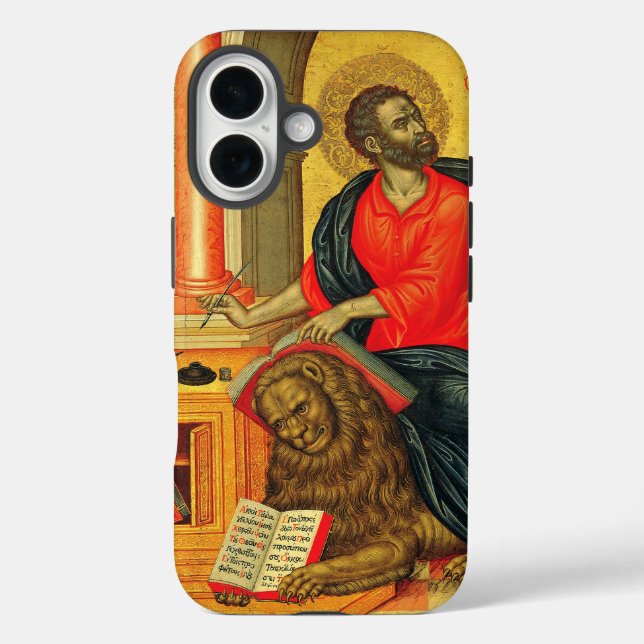 Saint Mark the Evangelist orthodox icon Case-Mate iPhone Case (Back)