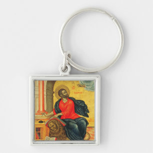 Saint Mark the Evangelist orthodox icon Key Ring