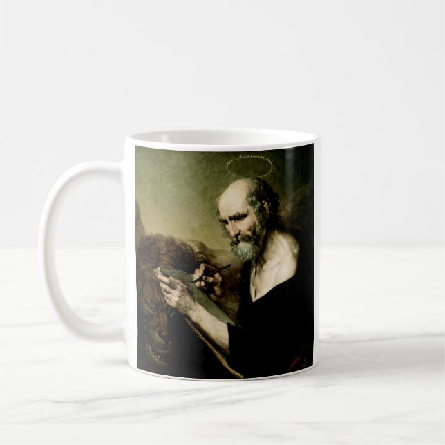 Saint Mark the Evangelist Premium Venetian Majesty Coffee Mug (Left)