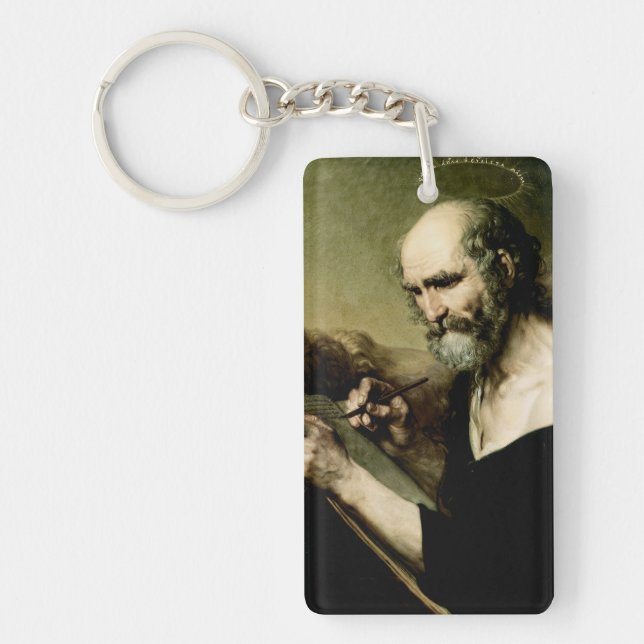 Saint Mark the Evangelist Premium Venetian Majesty Key Ring (Front)