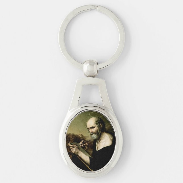 Saint Mark the Evangelist Premium Venetian Majesty Key Ring (Front)