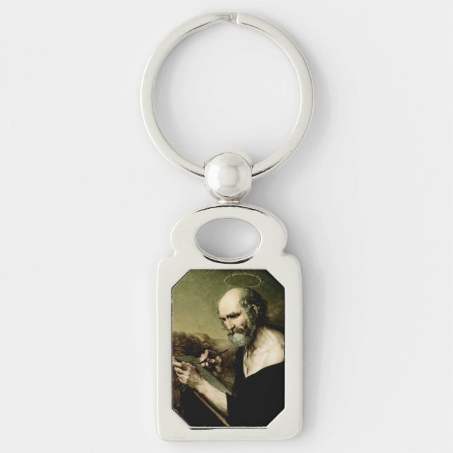 Saint Mark the Evangelist Premium Venetian Majesty Key Ring (Front)