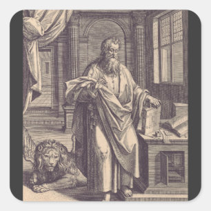 Saint Mark the Evangelist Square Sticker