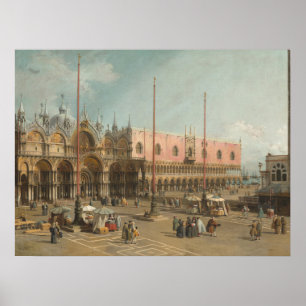 Saint Mark's, Venice - Canaletto Fine Art Poster