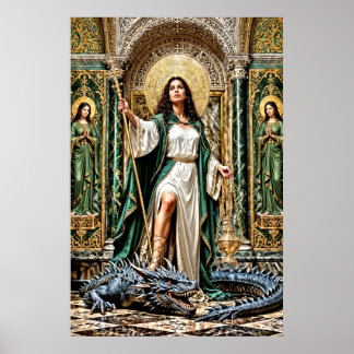 Saint Martha the Dominator Poster