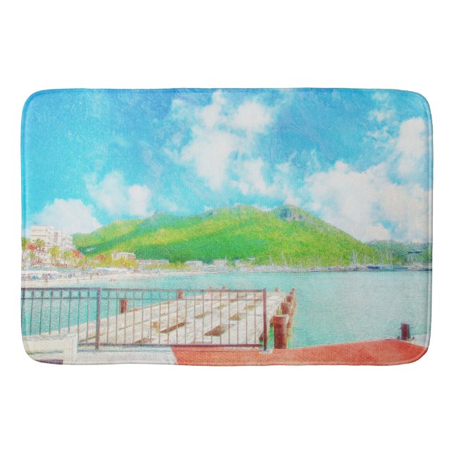 Saint Martin Bath Mat (Front)