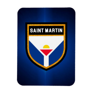Saint Martin Flag Magnet