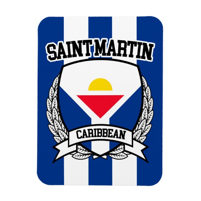 Saint Martin Magnet (Vertical)