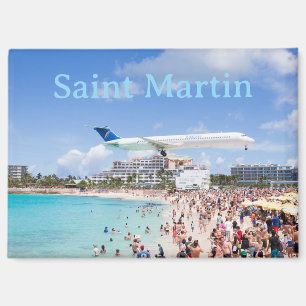 Saint Martin Maho Beach Travel Magnet