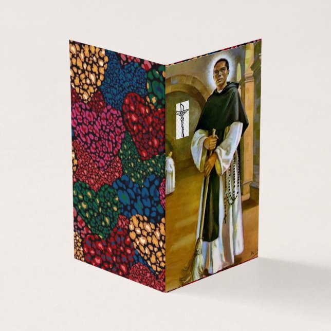 Saint Martin of Porres Pray Card (Outside)