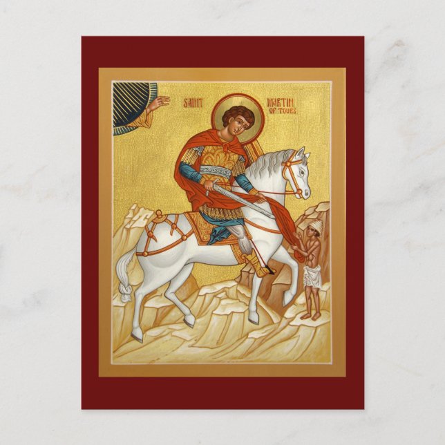 Saint Martin of Tours Prayer Card (Front)