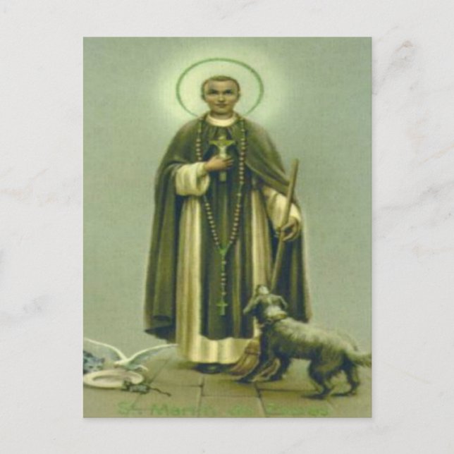 Saint Martin Prayer Postcard (Front)