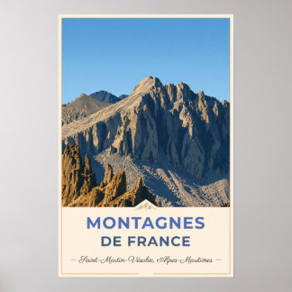 Saint-Martin-Vésubie, France – Rocky Mountain Poster