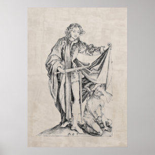 Saint Martin with a Beggar Poster