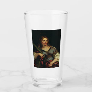 Saint Martina of Rome by Pietro Berrettini Glass