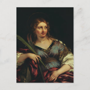 Saint Martina of Rome by Pietro Berrettini Postcard