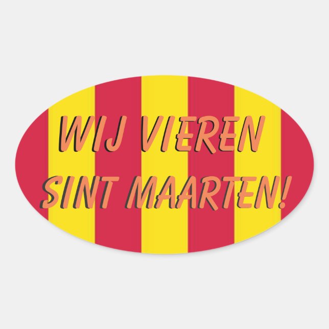 Saint Martin's door sticker (Front)