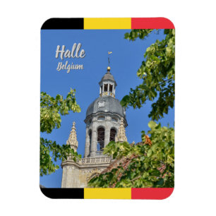 Saint Martinus Basilica in Halle, Belgium Magnet