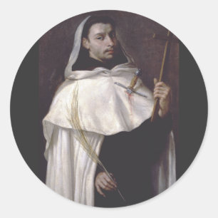 Saint Martyr Angelus of Jerusalem Classic Round Sticker