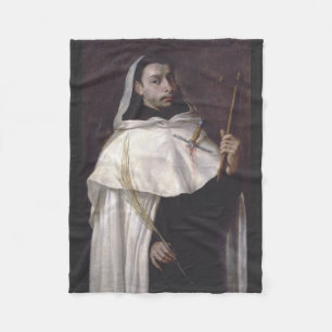 Saint Martyr Angelus of Jerusalem Fleece Blanket