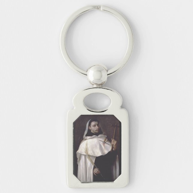 Saint Martyr Angelus of Jerusalem Key Ring (Front)