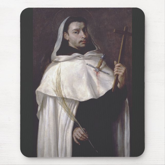 Saint Martyr Angelus of Jerusalem Mouse Pad (Front)
