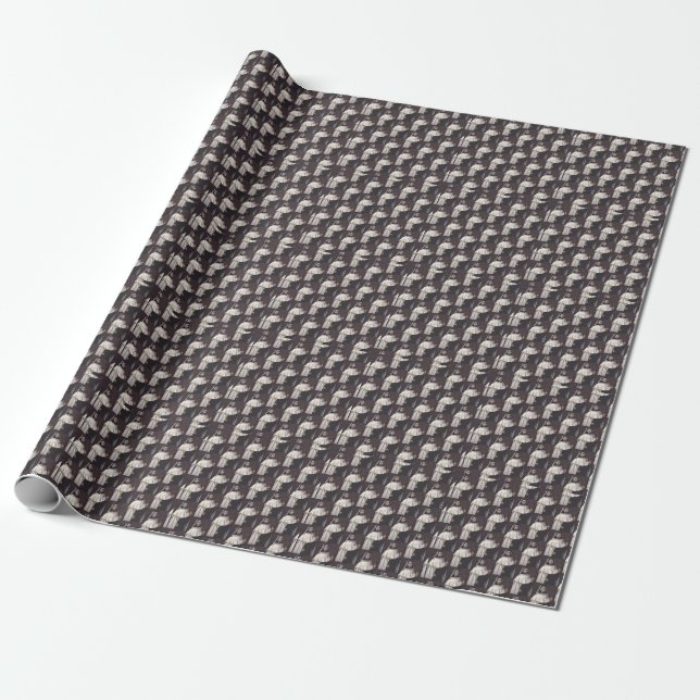 Saint Martyr Angelus of Jerusalem Wrapping Paper (Unrolled)