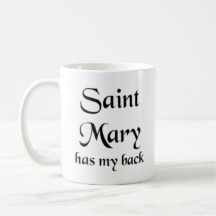 saint mary coffee mug