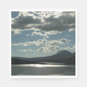 Saint Mary Lake I at Glacier National Park Napkin