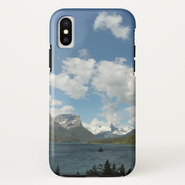 Saint Mary Lake II at Glacier National Park Case-Mate iPhone Case (Back)