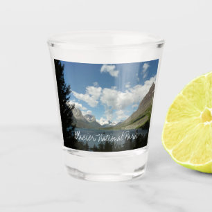 Saint Mary Lake II at Glacier National Park Shot Glass