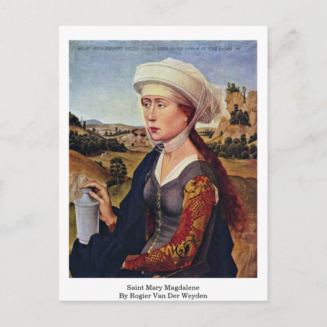 Saint Mary Magdalene. By Rogier Van Der Weyden Postcard (Front)