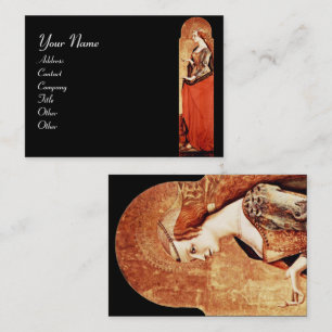 SAINT MARY MAGDALENE ,Gold,Red,Black Business Card