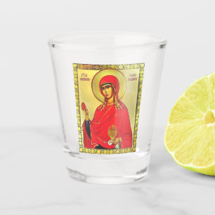 Saint Mary Magdalene orthodox icon Shot Glass