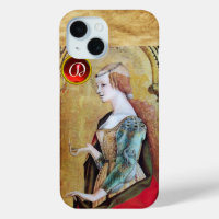 SAINT MARY MAGDALENE Parchment Ruby Gem Monogram