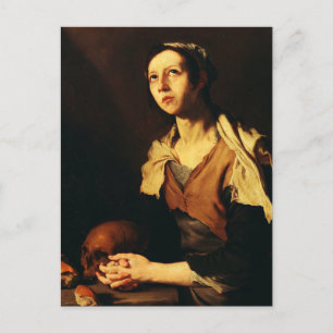 Saint Mary of Egypt by Jusepe de Ribera Postcard