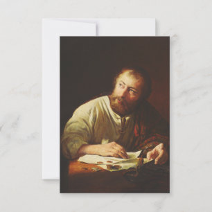 Saint Matthew First Evangelist Holy Card