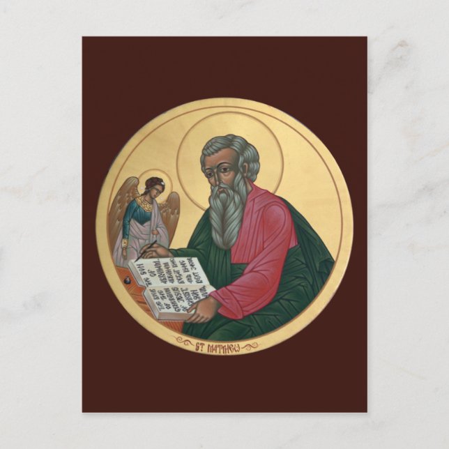 Saint Matthew Prayer Card (Front)