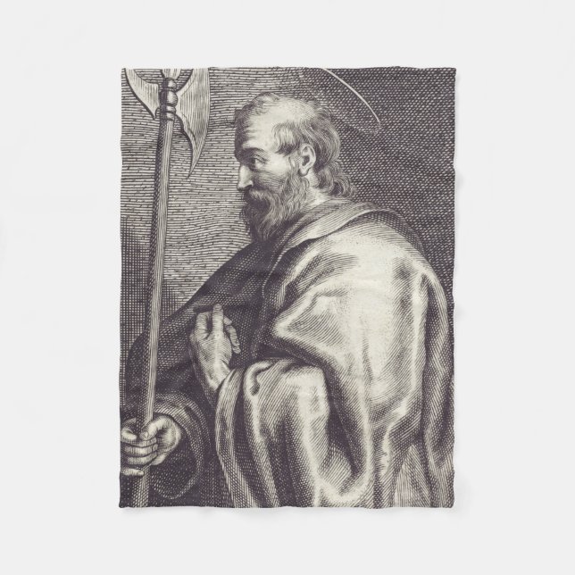 Saint Matthew the Apostle Fleece Blanket (Front)