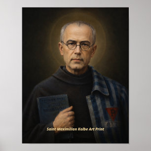 Saint Maximilian Kolbe Art Print
