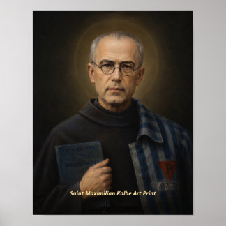 Saint Maximilian Kolbe Art Print