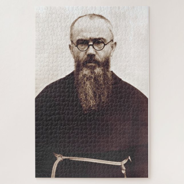 Saint Maximilian Kolbe Polish Catholic priest Jigsaw Puzzle (Vertical)