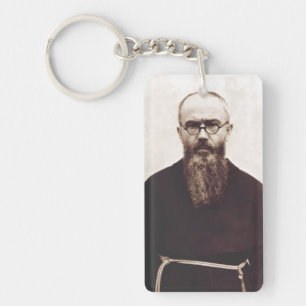 Saint Maximilian Kolbe Polish Catholic priest Key Ring