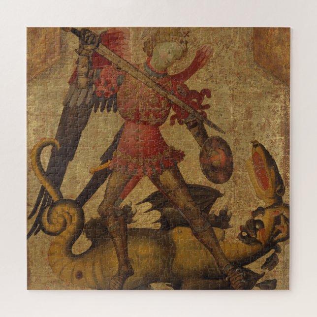 Saint Michael and the Dragon Jigsaw Puzzle (Horizontal)