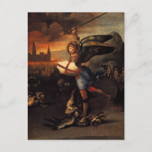 Saint Michael and the Dragon Postcard
