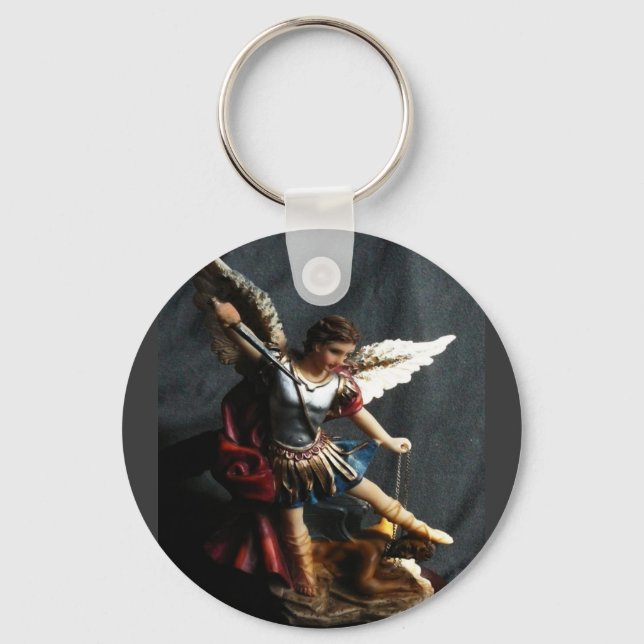 Saint Michael Angel keychain (Front)